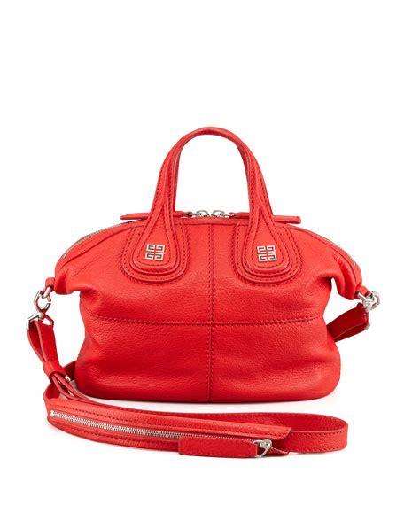 Givenchy Nightingale Micro Leather Satchel Bag, 